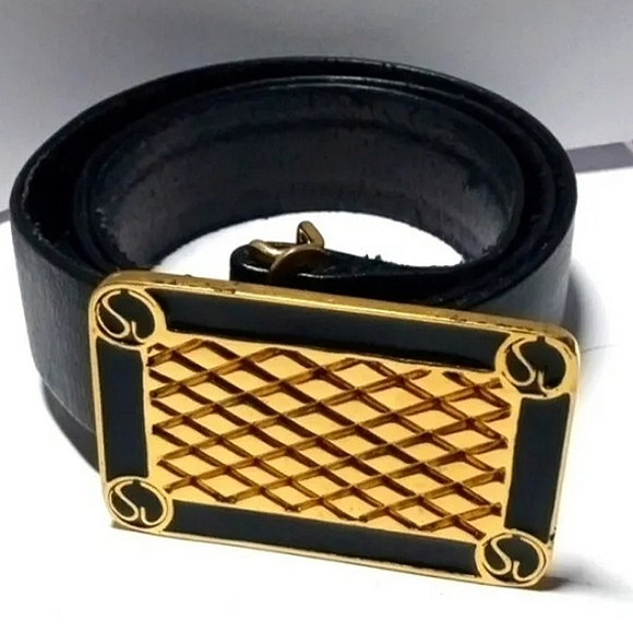 Studio Design Copper & Leather Belt Stretch, Geometric  display picture 1